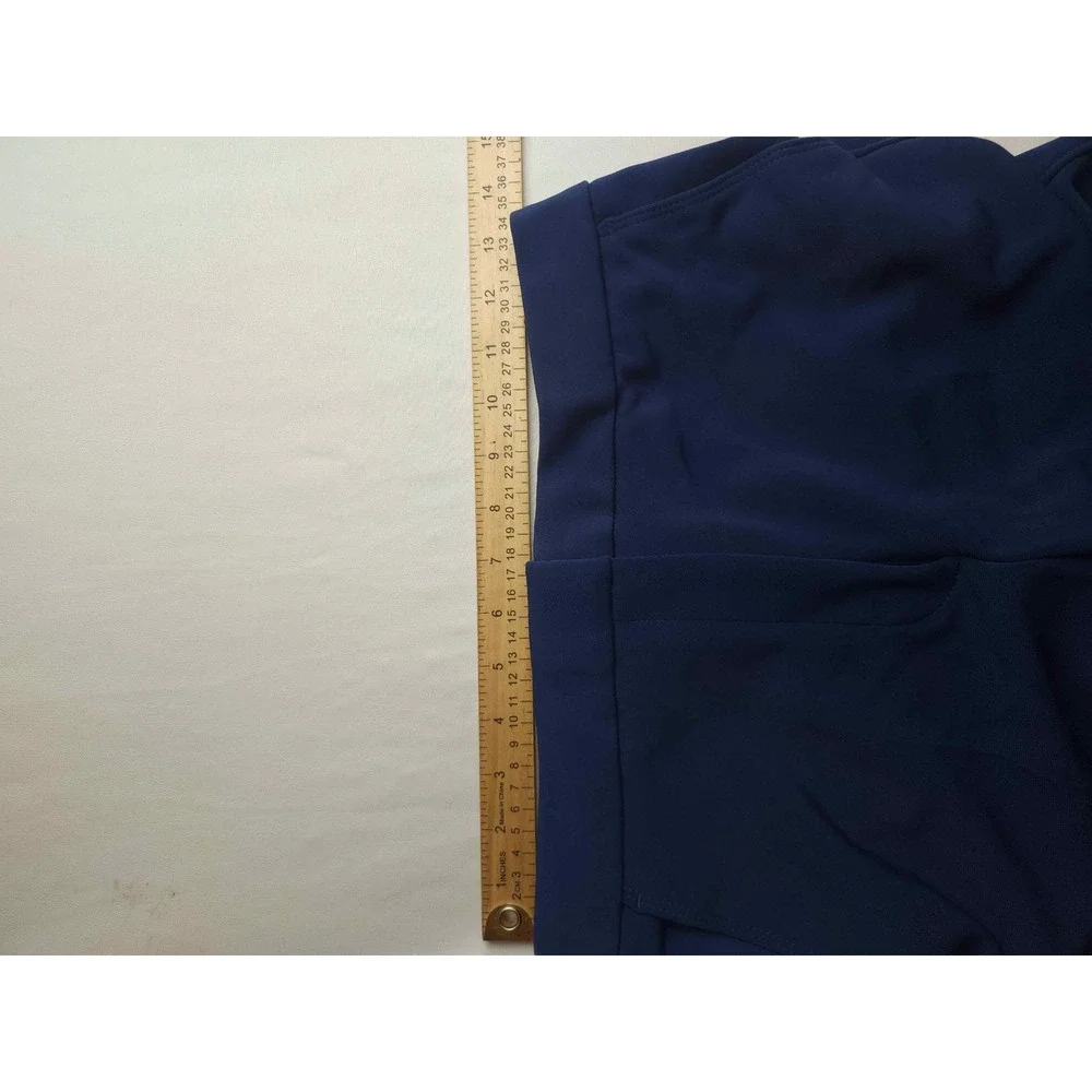 Royal Blue Flare Leg High Rise Dress Pants Trousers Womens Small 4-6
